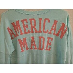 Women's Red Camel Teal Long Sleeve Size XS American Made Super Soft Top